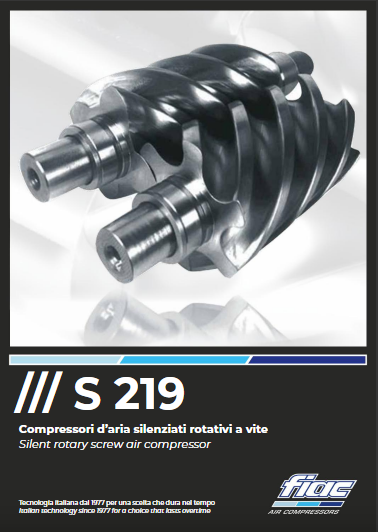 Catalogo FIAC S219 compressori d'aria silenziati rotativi a vite 2019