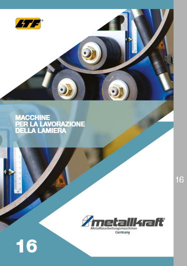 METALLKRAFT - Macchine per la lavorazione della lamiera 2019